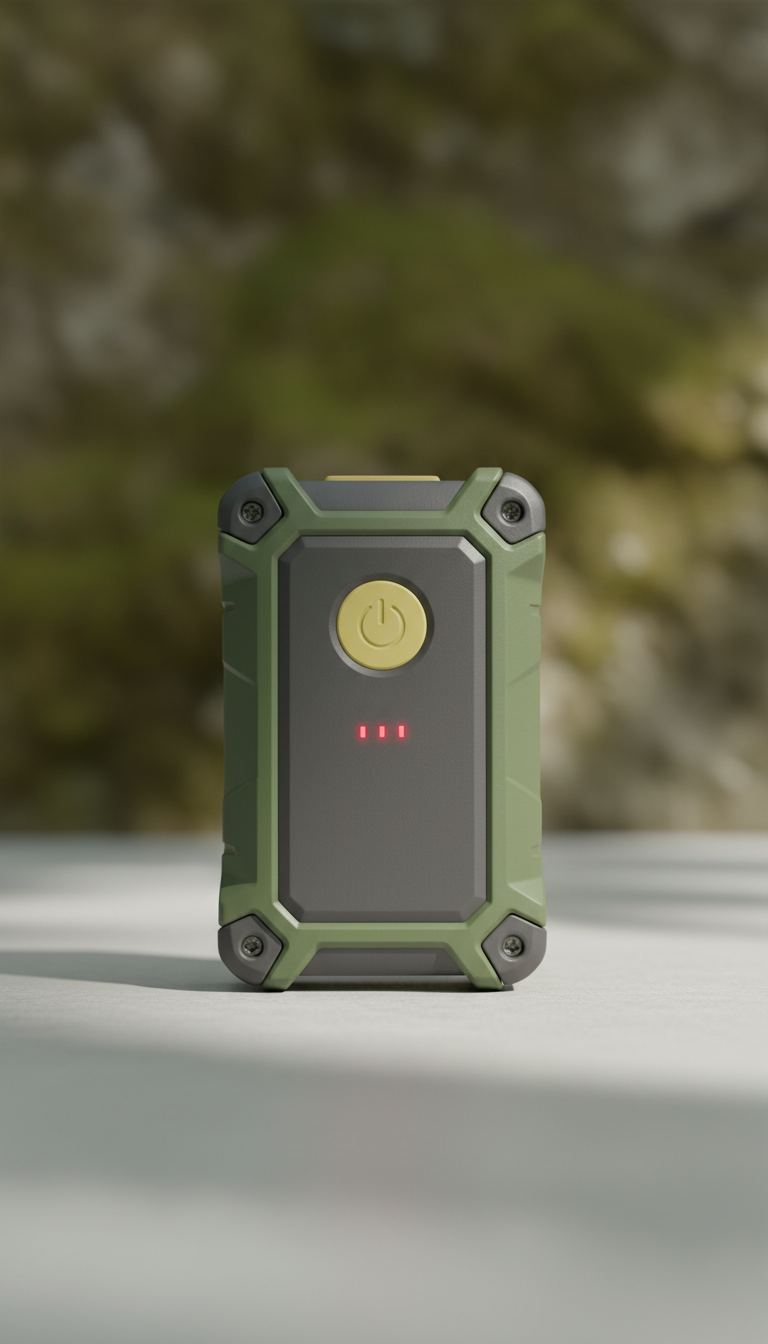 Impact-Resistant Portable Charger 10,000mAh