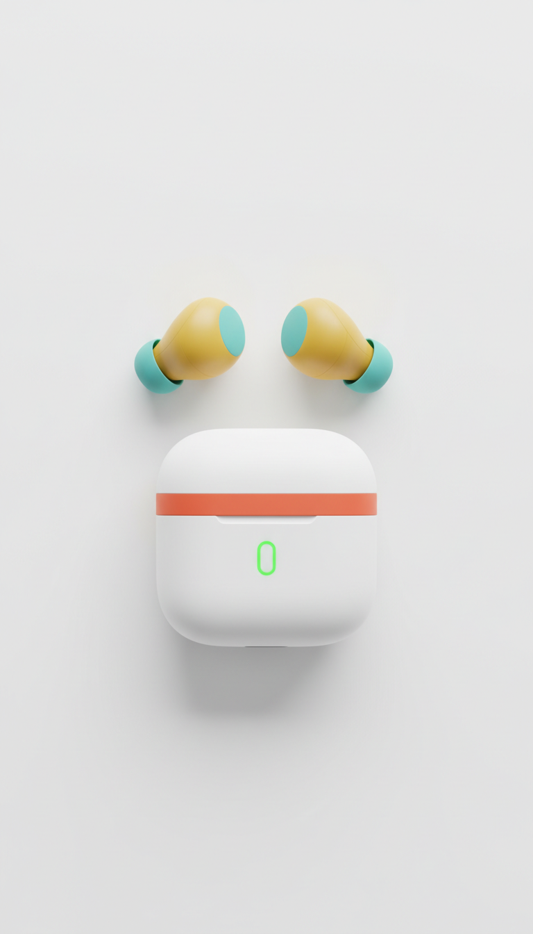 Wireless Travel Earbuds with Quick-Charge Case